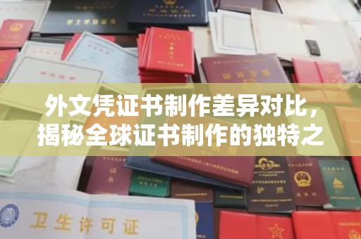 洪江外文凭证书制作差异对比，揭秘全球证书制作的独特之处