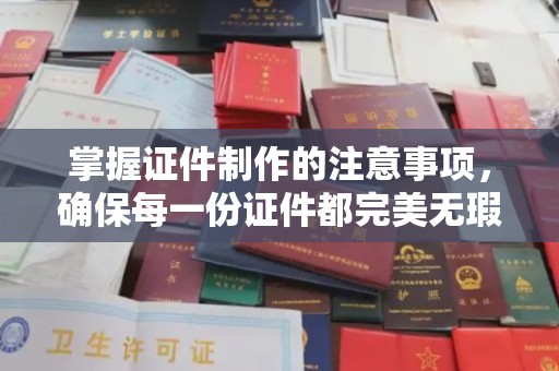 洪江掌握证件制作的注意事项，确保每一份证件都完美无瑕