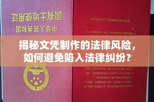 洪江揭秘文凭制作的法律风险，如何避免陷入法律纠纷？