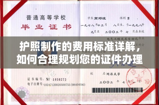 洪江护照制作的费用标准详解，如何合理规划您的证件办理预算