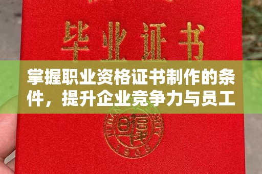 洪江掌握职业资格证书制作的条件，提升企业竞争力与员工专业素养