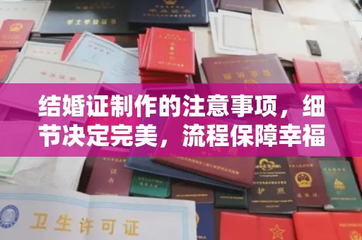洪江结婚证制作的注意事项，细节决定完美，流程保障幸福